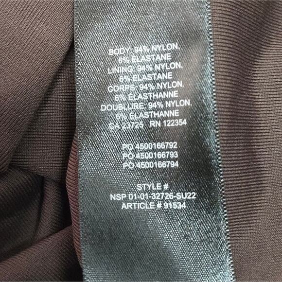 Aritzia Babaton Scoop Neck Racerback Cropped Tank Brown Size Medium - Picture 6 of 6